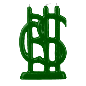 Vela chama dinheiro poderosa